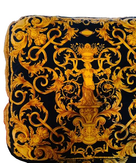 Grande GIANNI VERSACE ATELIER Cuscino in Velluto 26 X 26